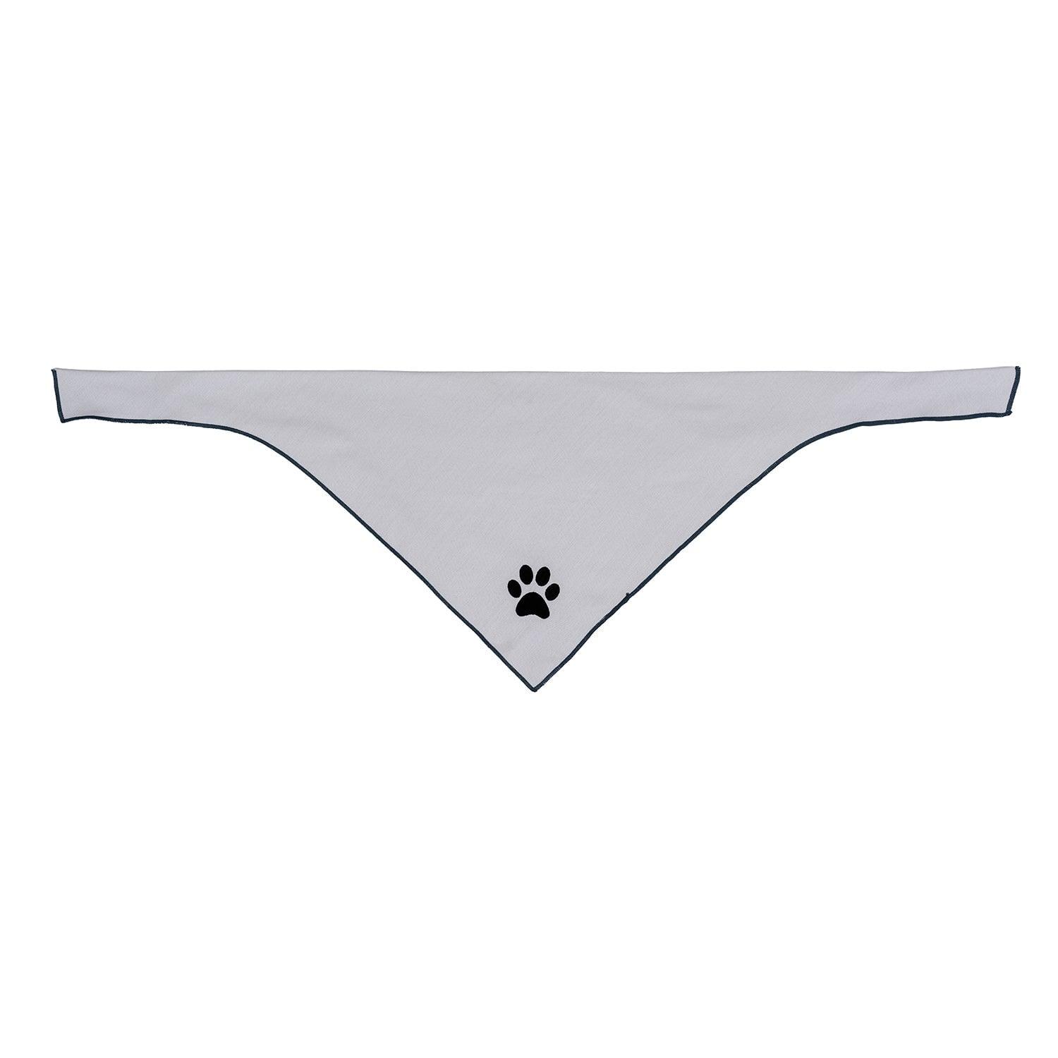 Pet Bandana Tag&Crew Gray Stripe Small