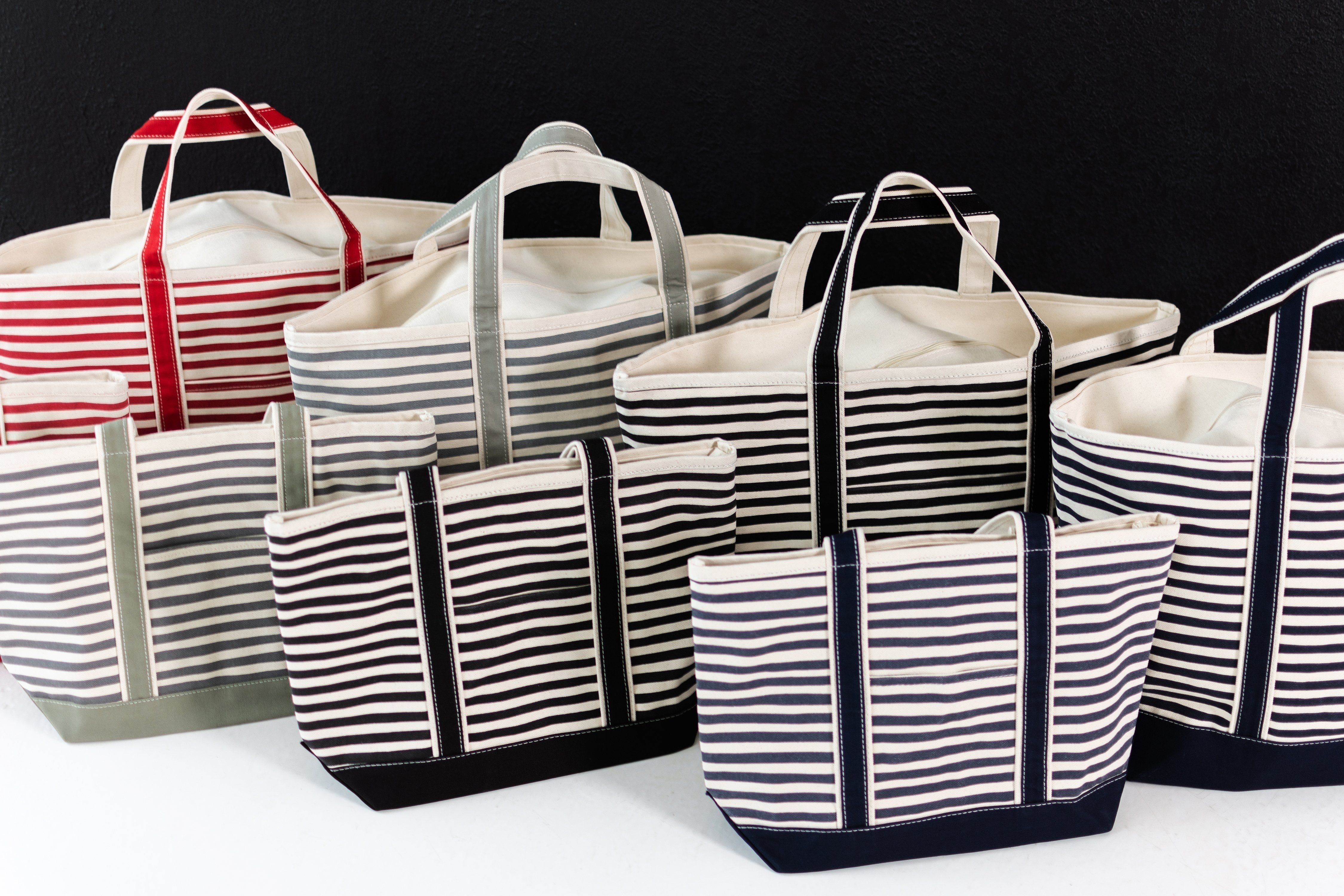 Ventura Tote Medium Stripe Blank Tote TagandCrew