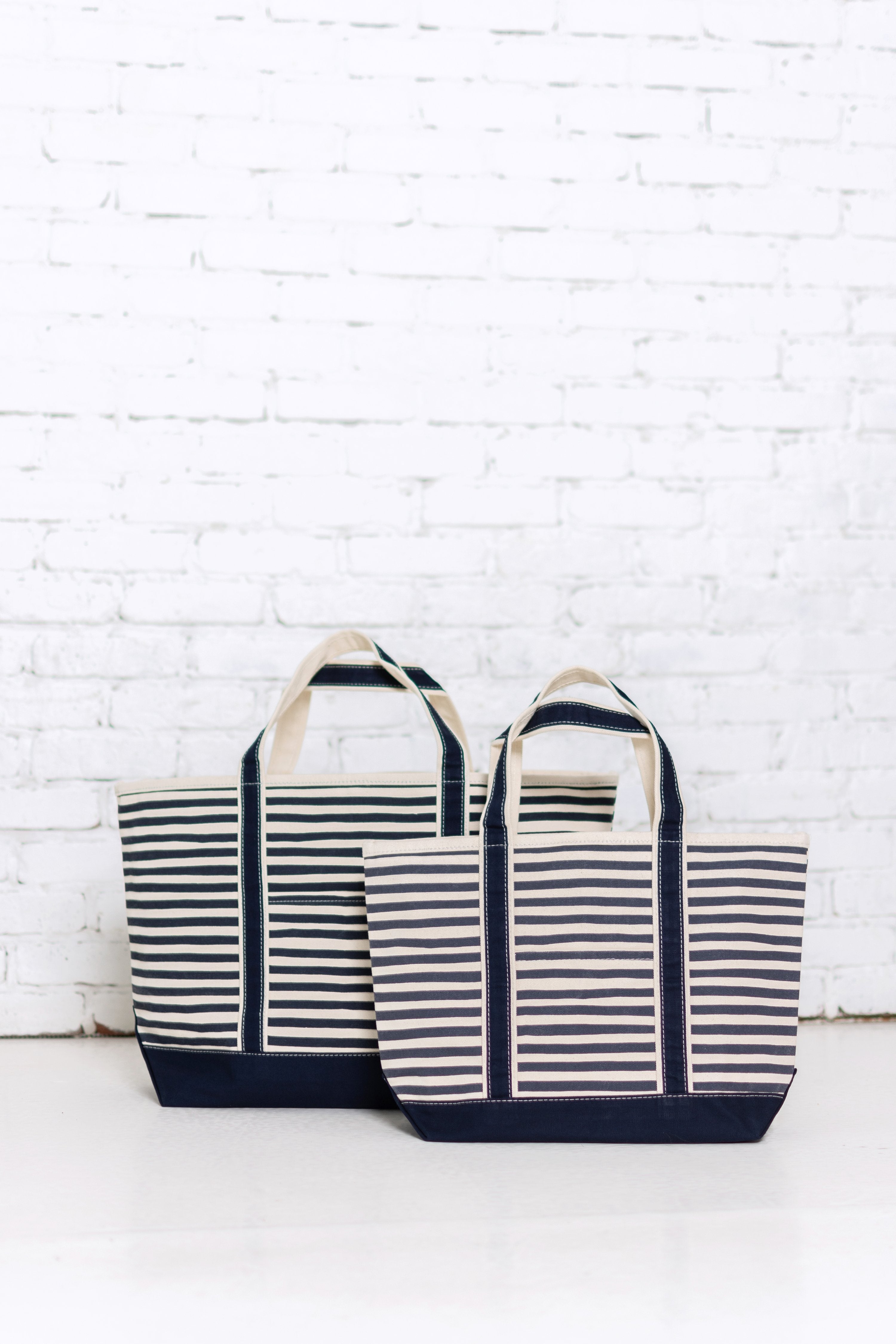 Ventura Tote Medium Stripe Blank Tote TagandCrew