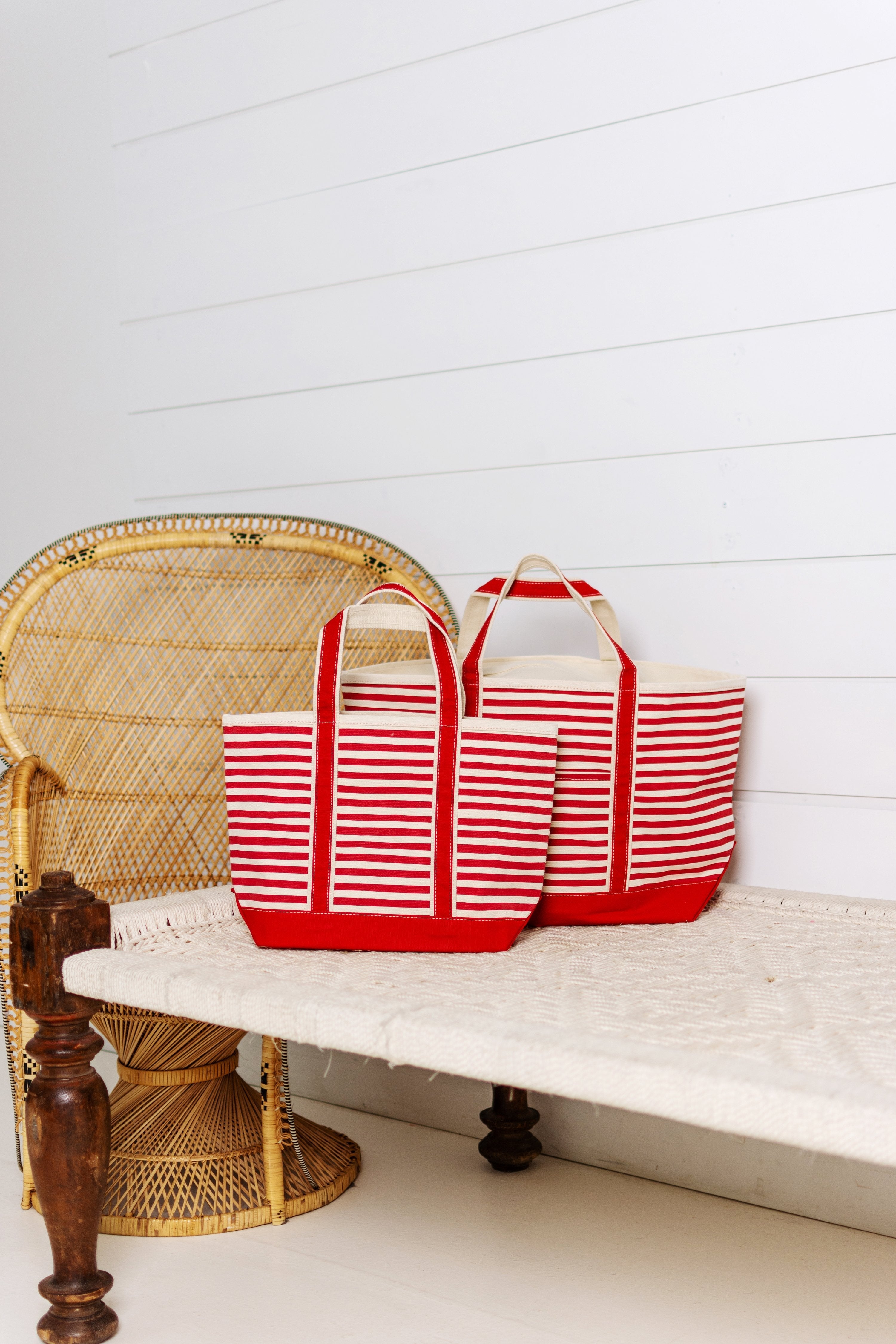 Ventura Tote Medium Stripe Blank Tote TagandCrew