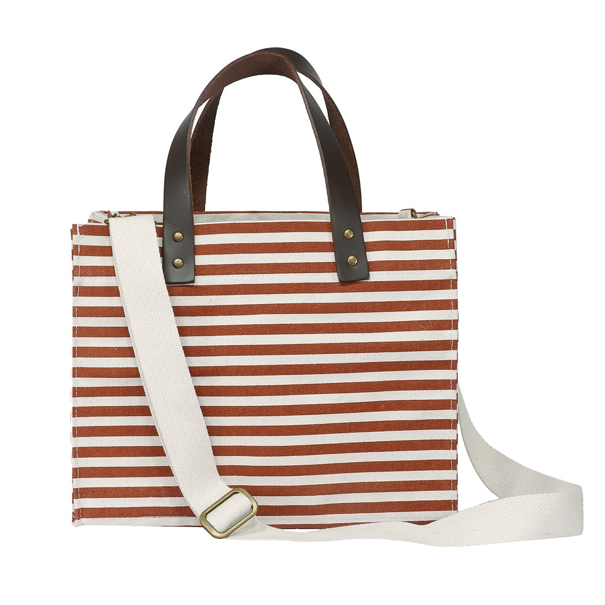 Brooklyn Tote Stripe Tag&Crew Nutshell