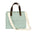 Brooklyn Tote Stripe Tag&Crew Sage Leaf