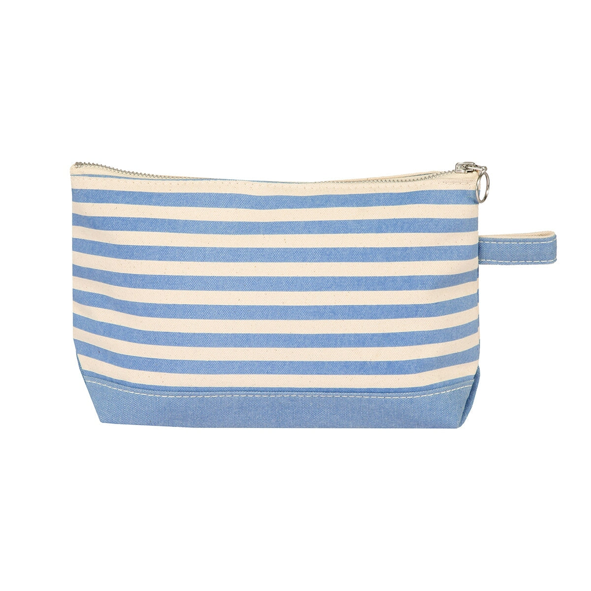 Makeup Bag Stripe Accessories TagandCrew Elemental Blue Stripe