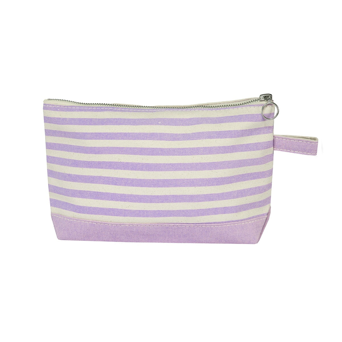 Makeup Bag Stripe Accessories TagandCrew Lavender Stripe