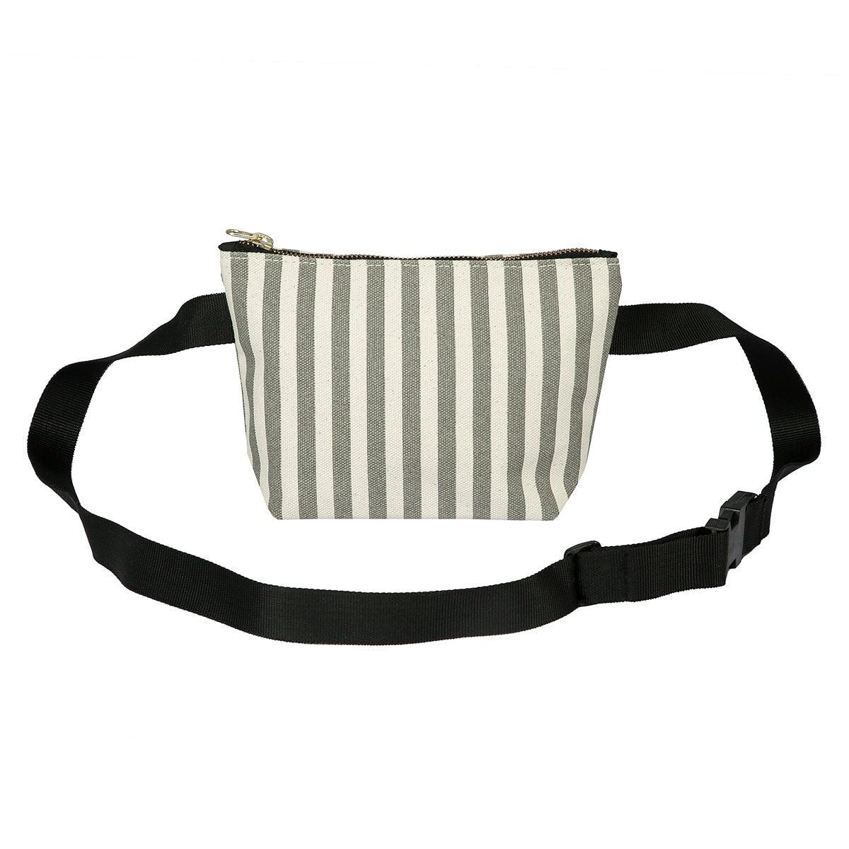Nagoya Crossbody Sling Stripe Tag&Crew Gray