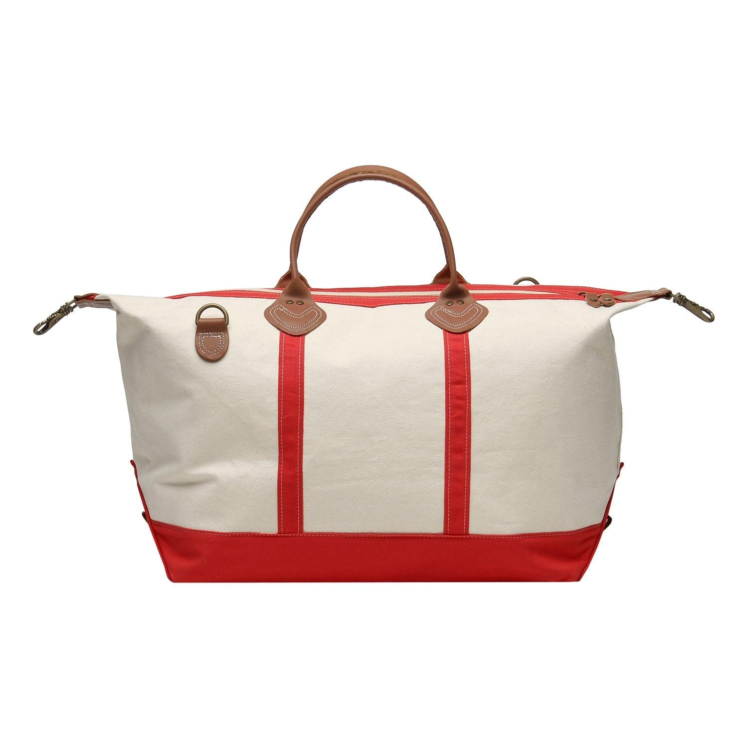 Signature Duffle Bag Clearance Sale Flat 60% Off Duffle & Weekender Tag&Crew Red