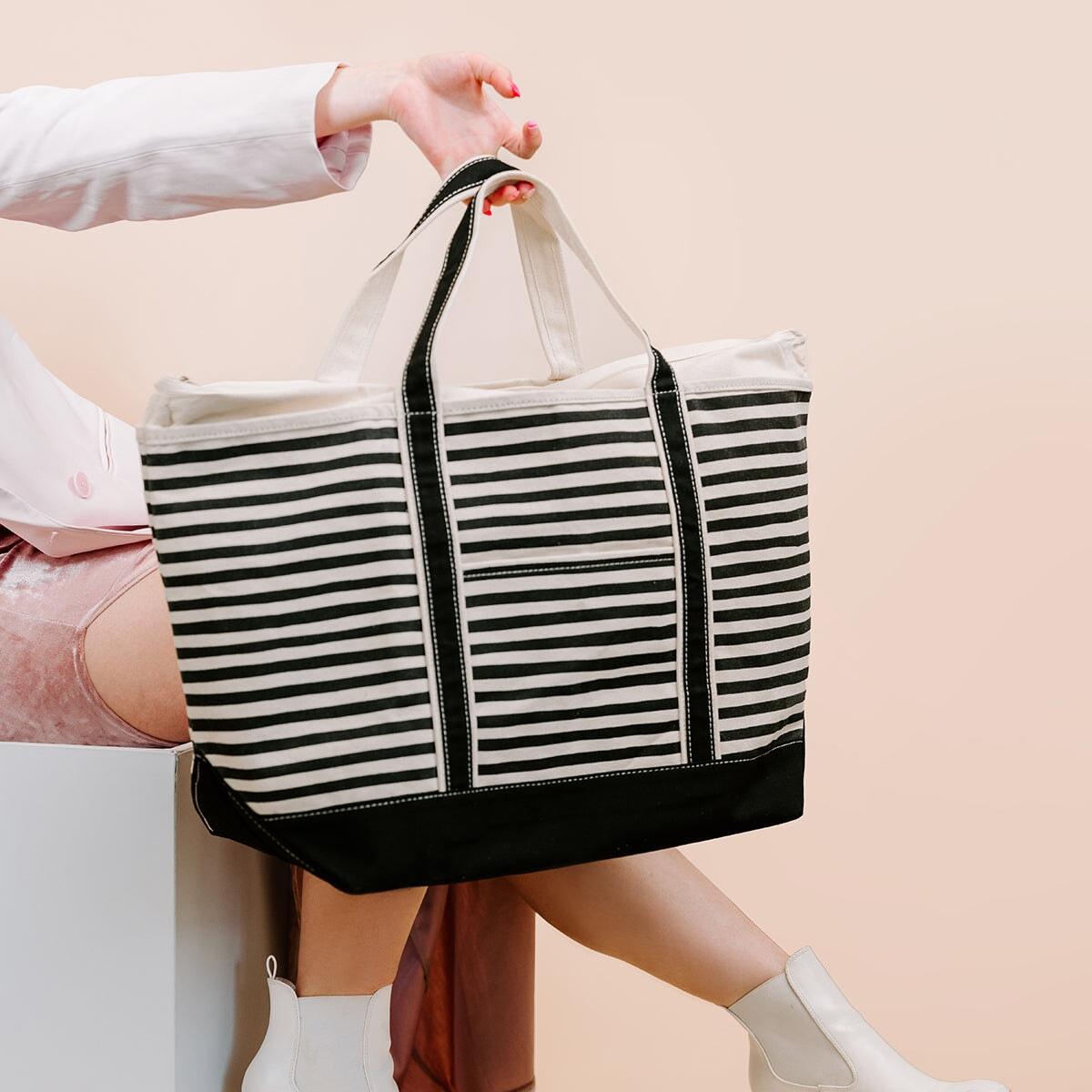 Boat Weekender Stripe Duffle & Weekender TagandCrew