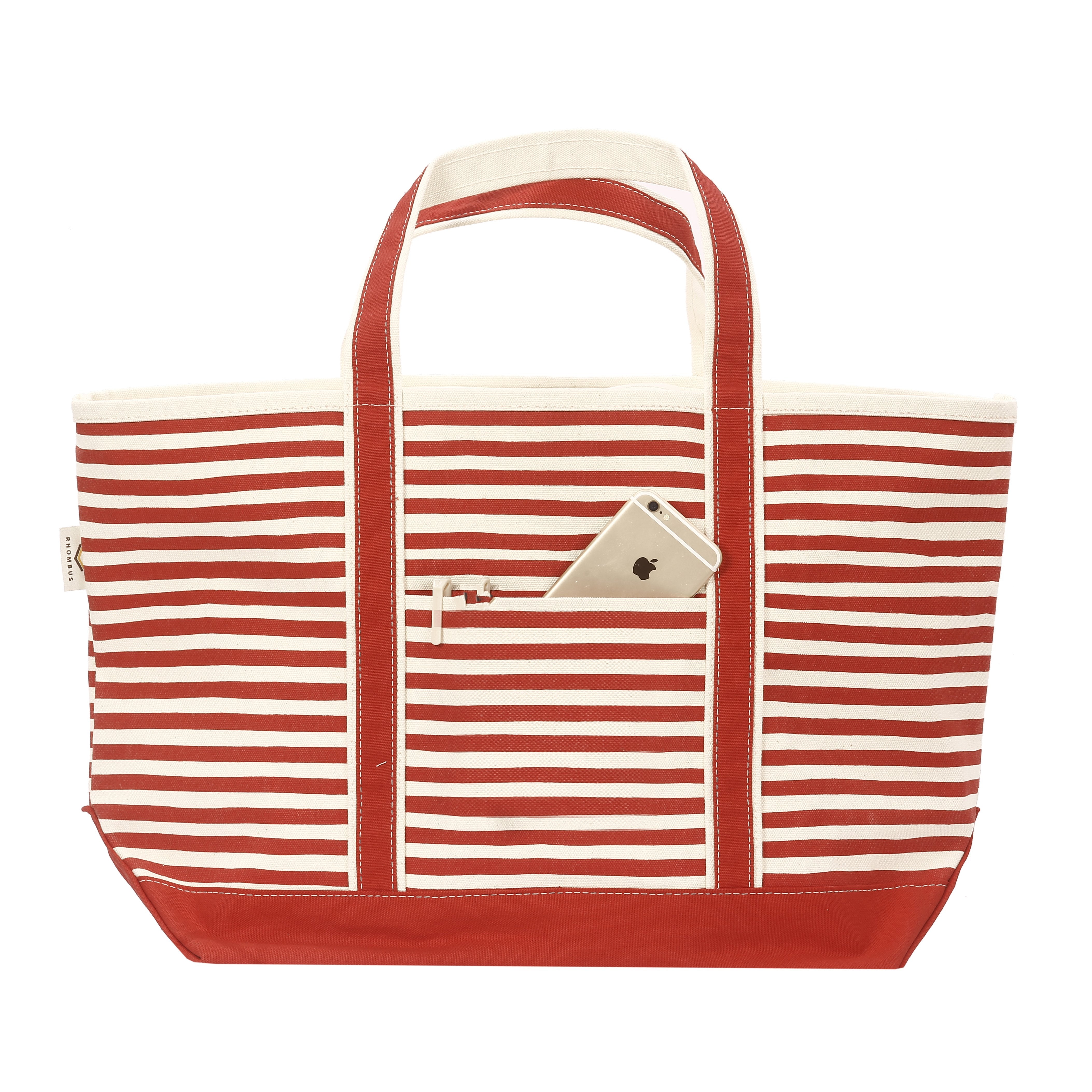 Striped Linen Tote Bag for Women. Striped Canvas Tote Bag. -  Israel