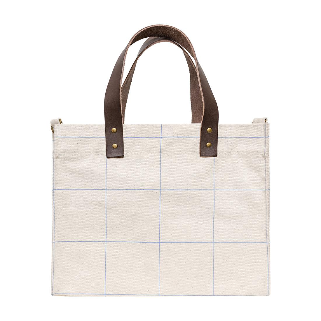 Brooklyn Tote Windowpane Plaid - Tag&Crew