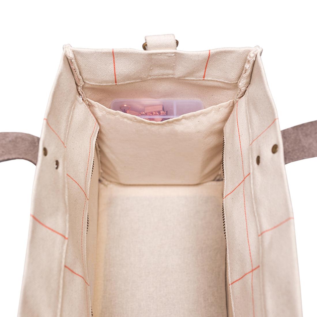 Brooklyn Tote Windowpane Plaid - Tag&Crew