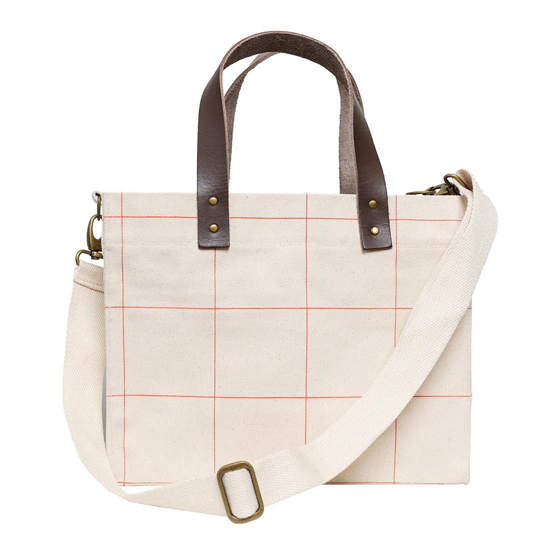 Brooklyn Tote Windowpane Plaid - Tag&Crew