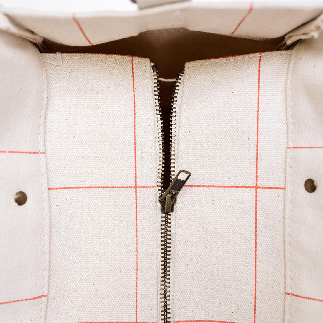 Brooklyn Tote Windowpane Plaid - Tag&Crew