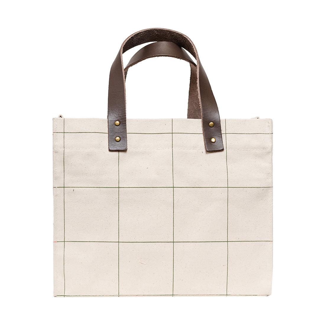 Brooklyn Tote Windowpane Plaid - Tag&Crew