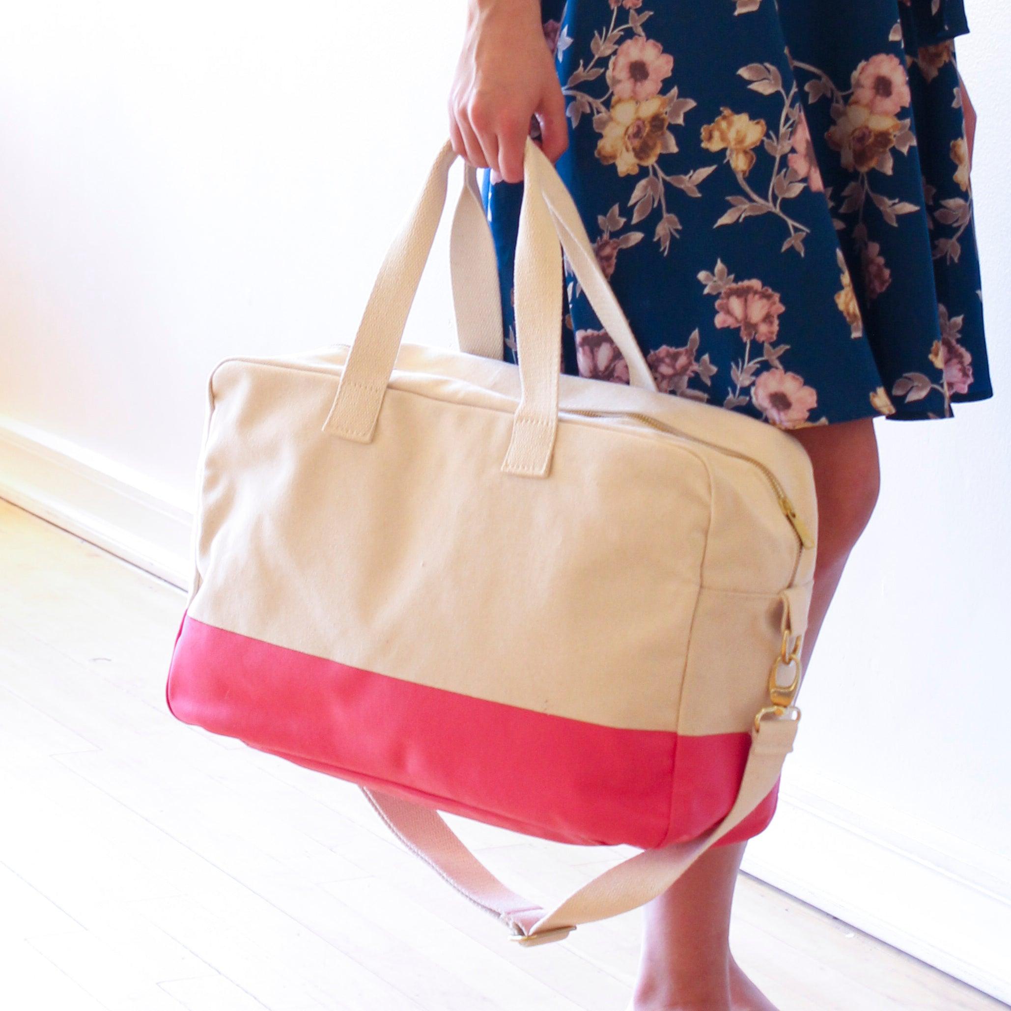 Color Block Duffle - Natural - Tag&Crew