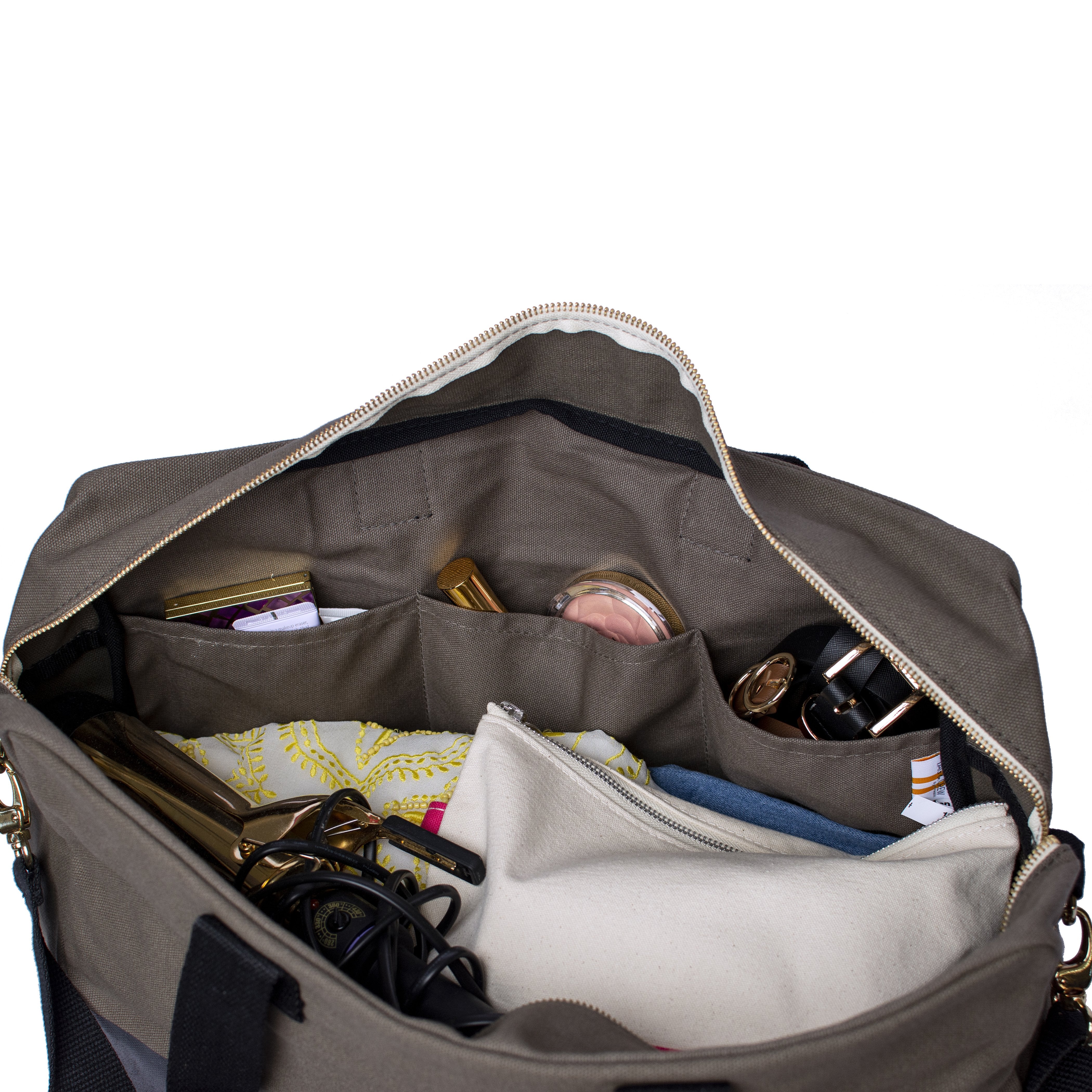 Color Block Duffle - Gray - Tag&Crew