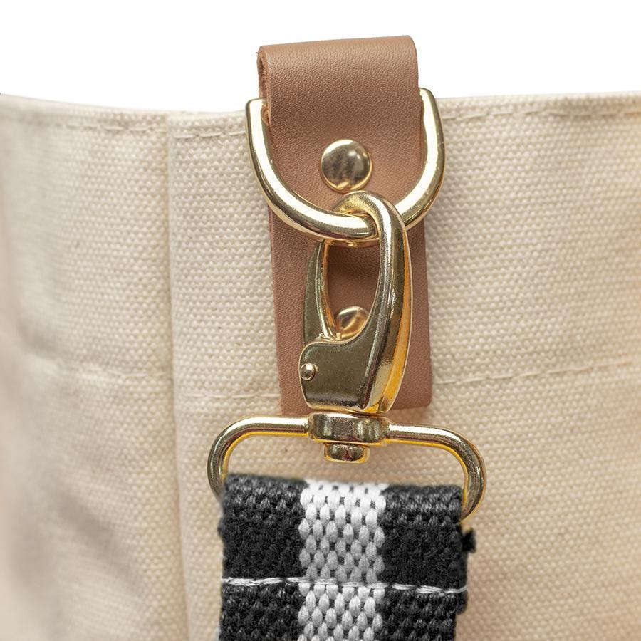 Dipped Tote with Black Strap - Tag&Crew