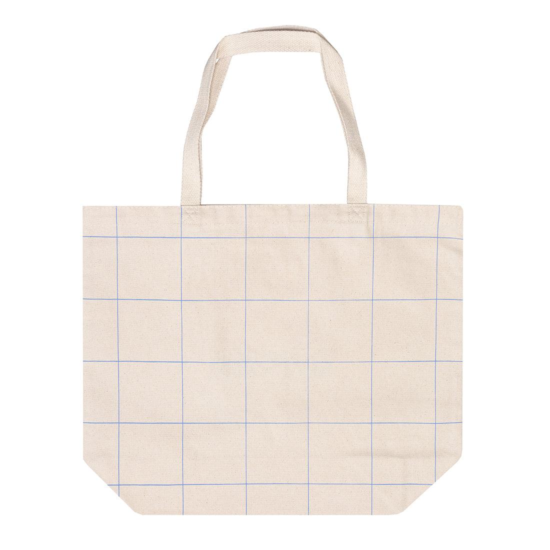 Market Tote Windowpane Plaid - Tag&Crew