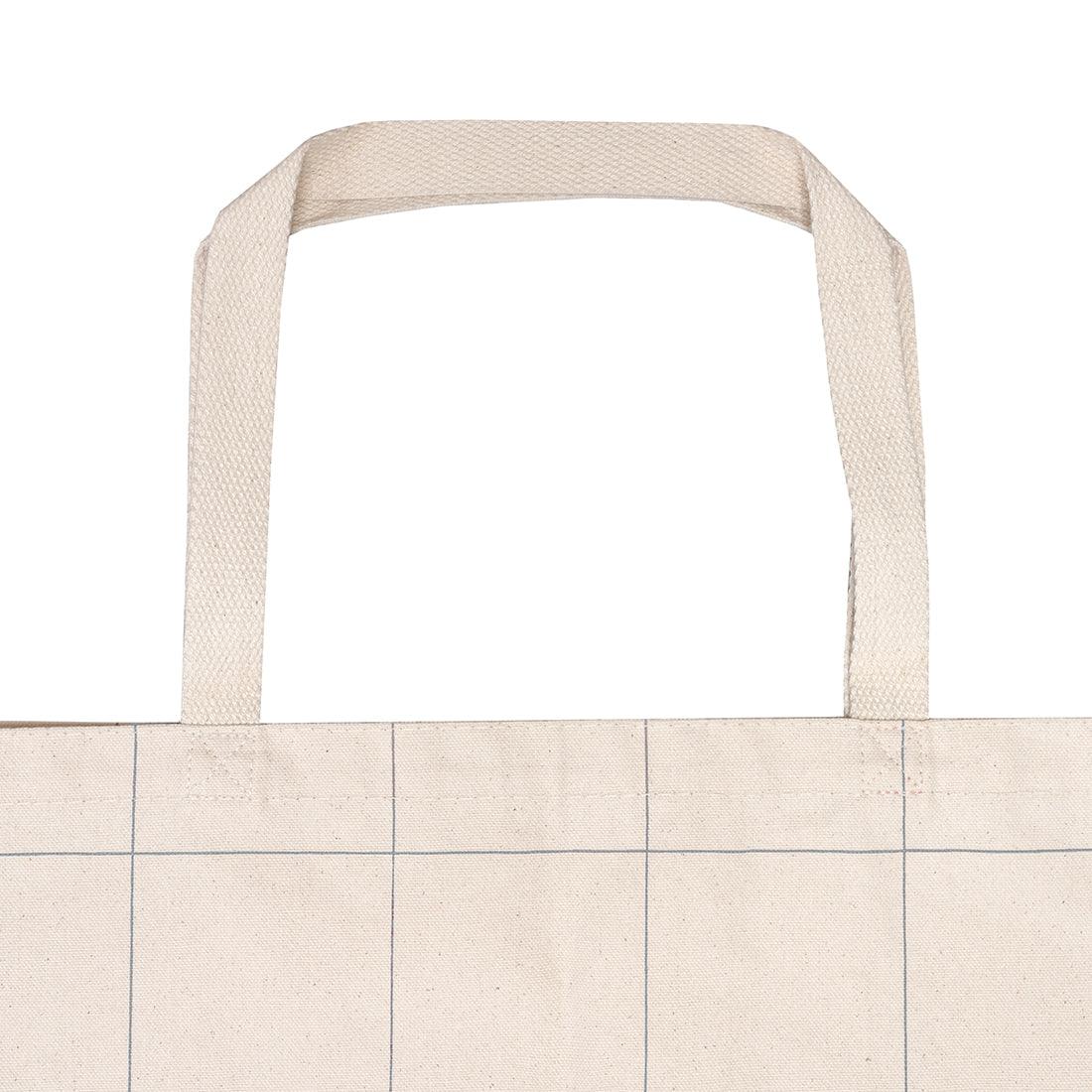 Market Tote Windowpane Plaid - Tag&Crew