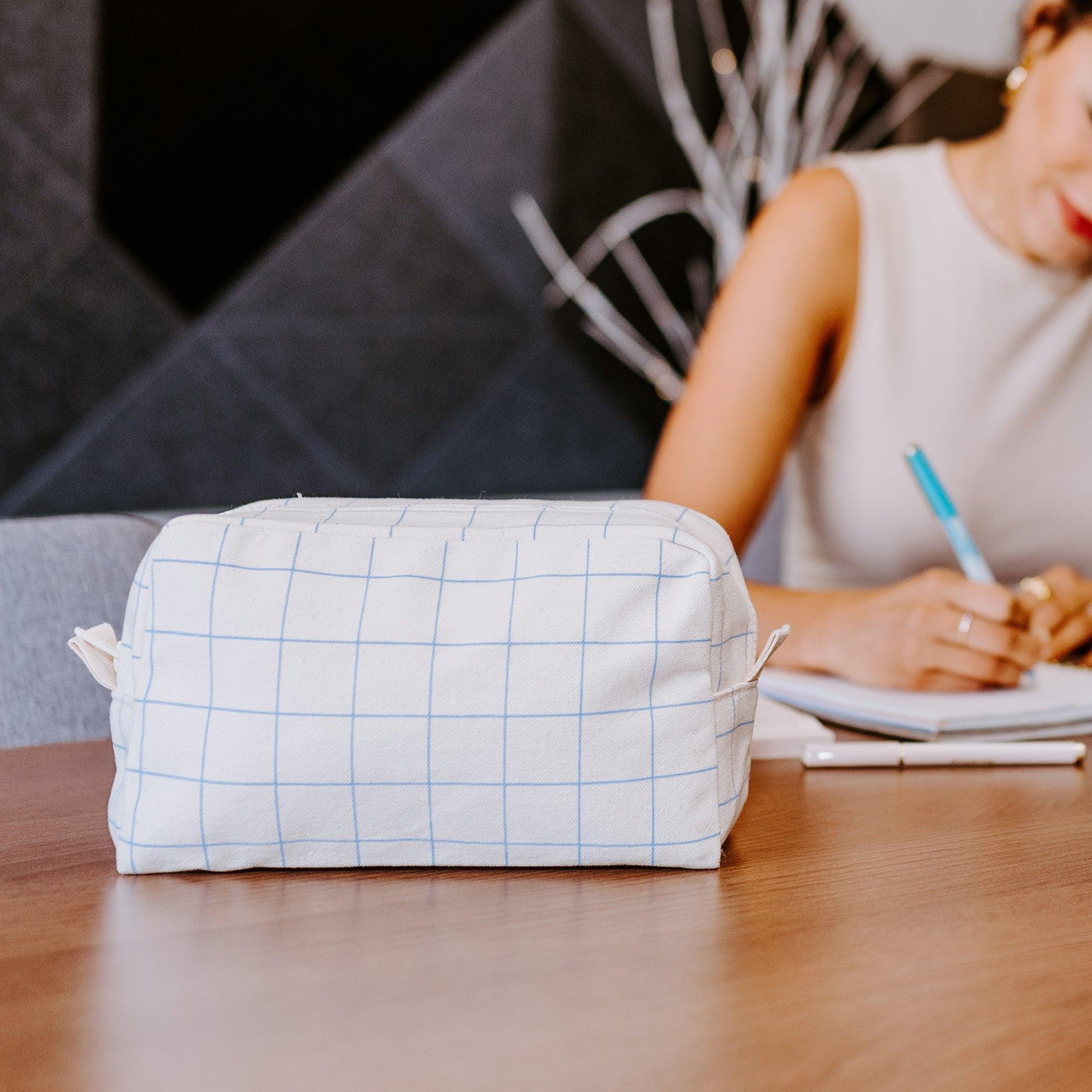 Travel Kit Windowpane Plaid - Tag&Crew