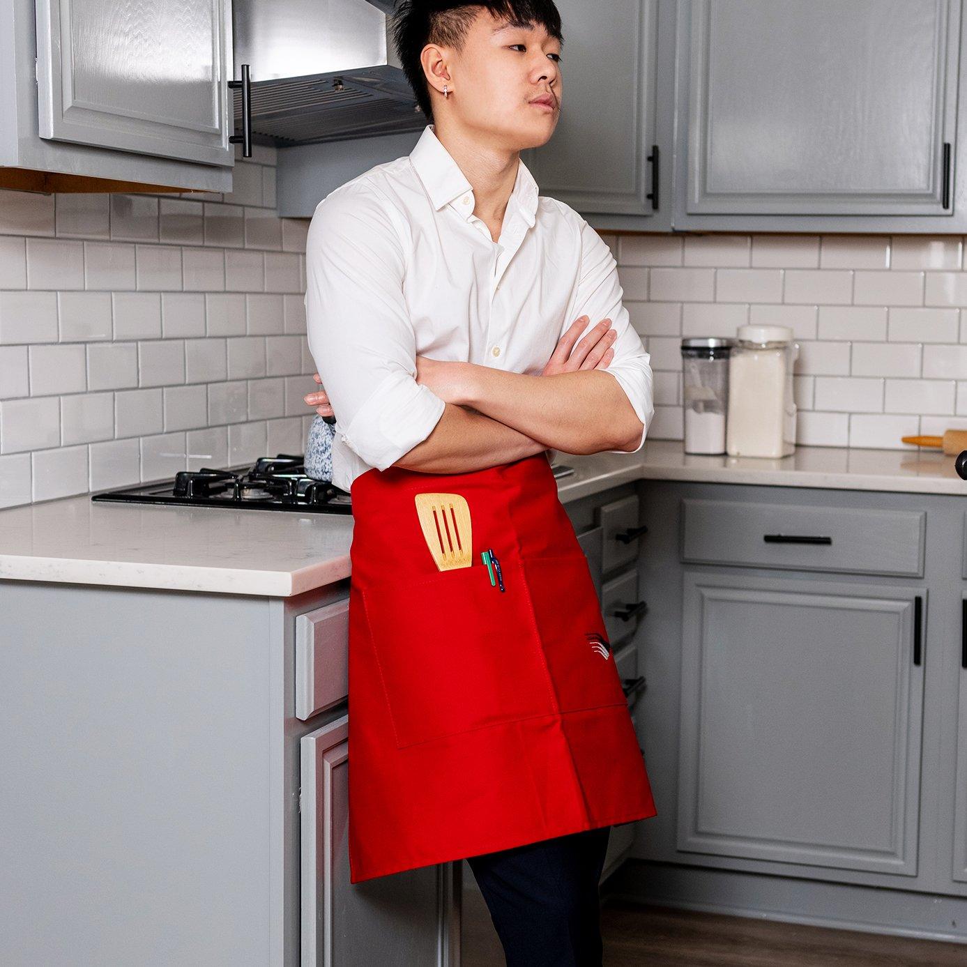 Bistro Apron Blank Home Tag&Crew Red 