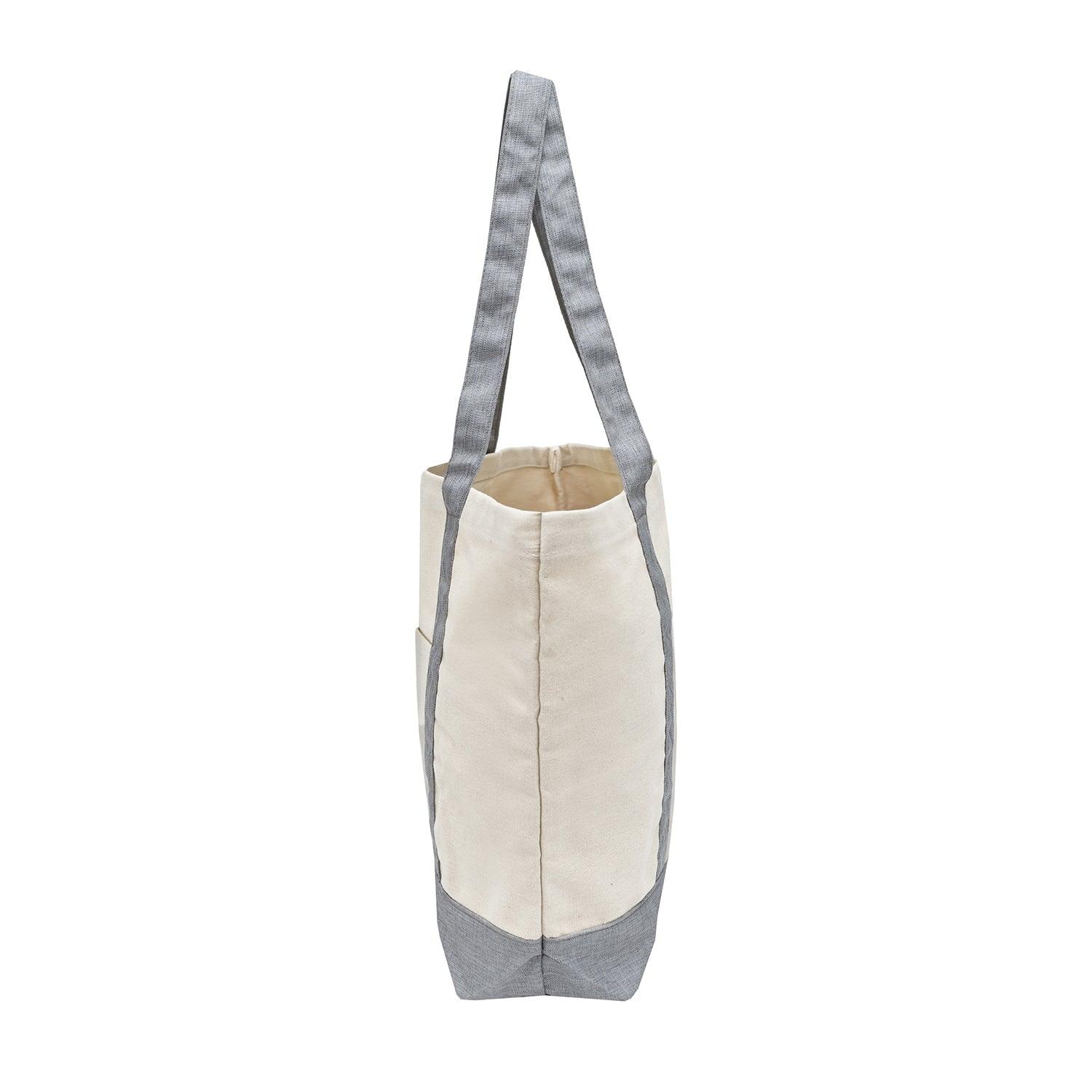 Waterproof Natural Cotton Canvas Medium Boat Tote Bag Tote bag Tag&Crew 