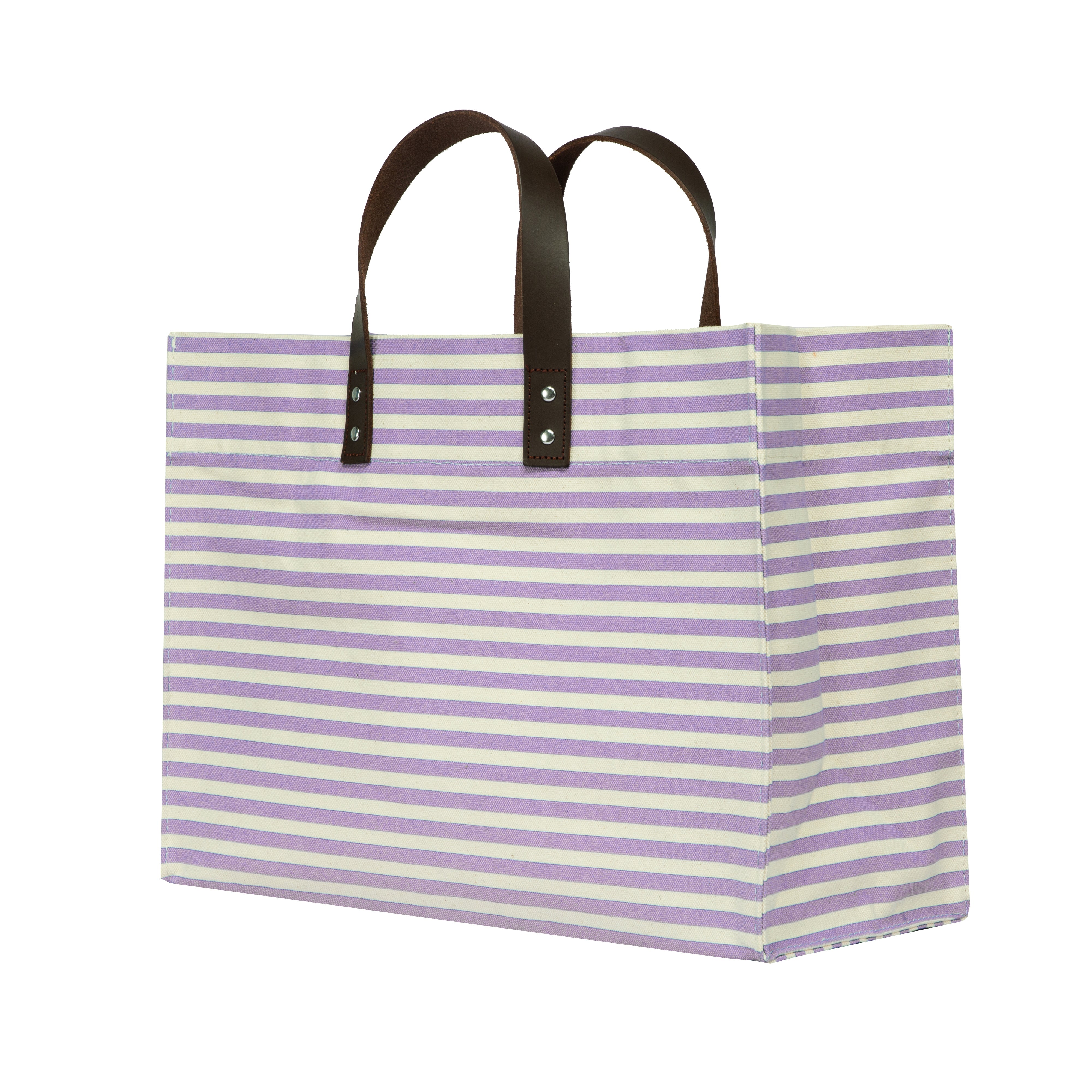 Manhattan Tote Stripe Tote TagandCrew 