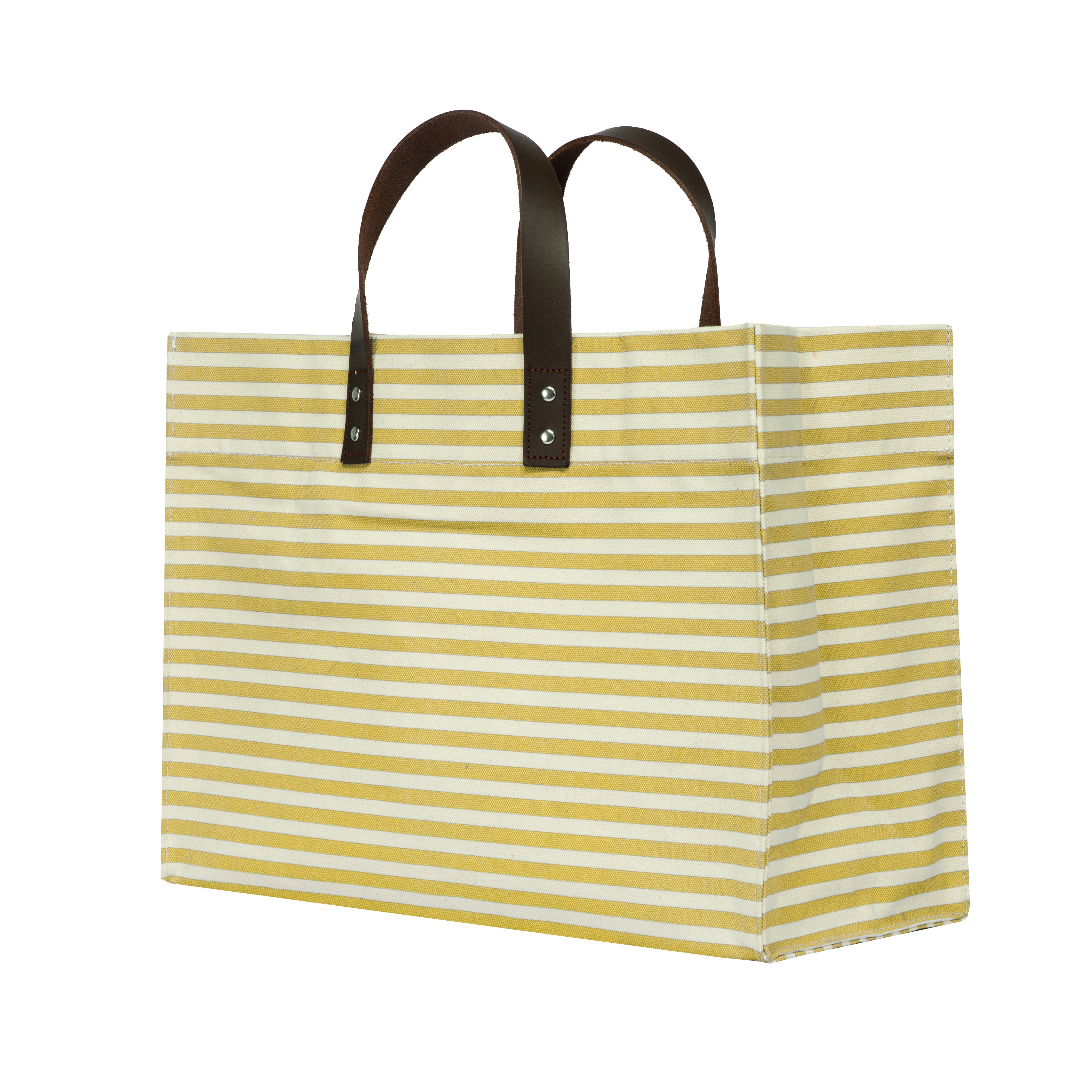 Manhattan Tote Stripe Tote TagandCrew 