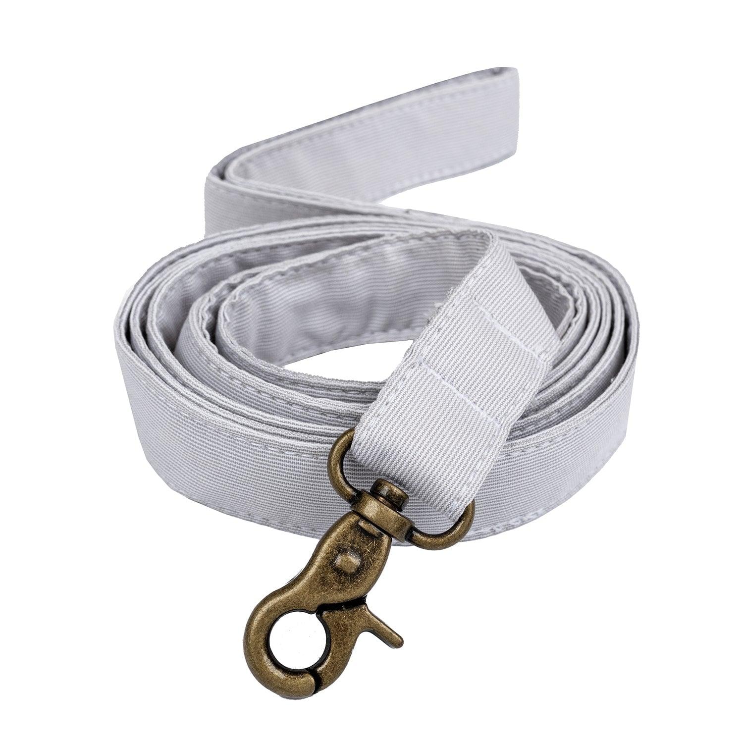 Dog Leash - 72" Tag&Crew Gray Stripe 