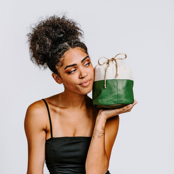 Caribou Makeup Bag Dipped Bottom Accessories TagandCrew 