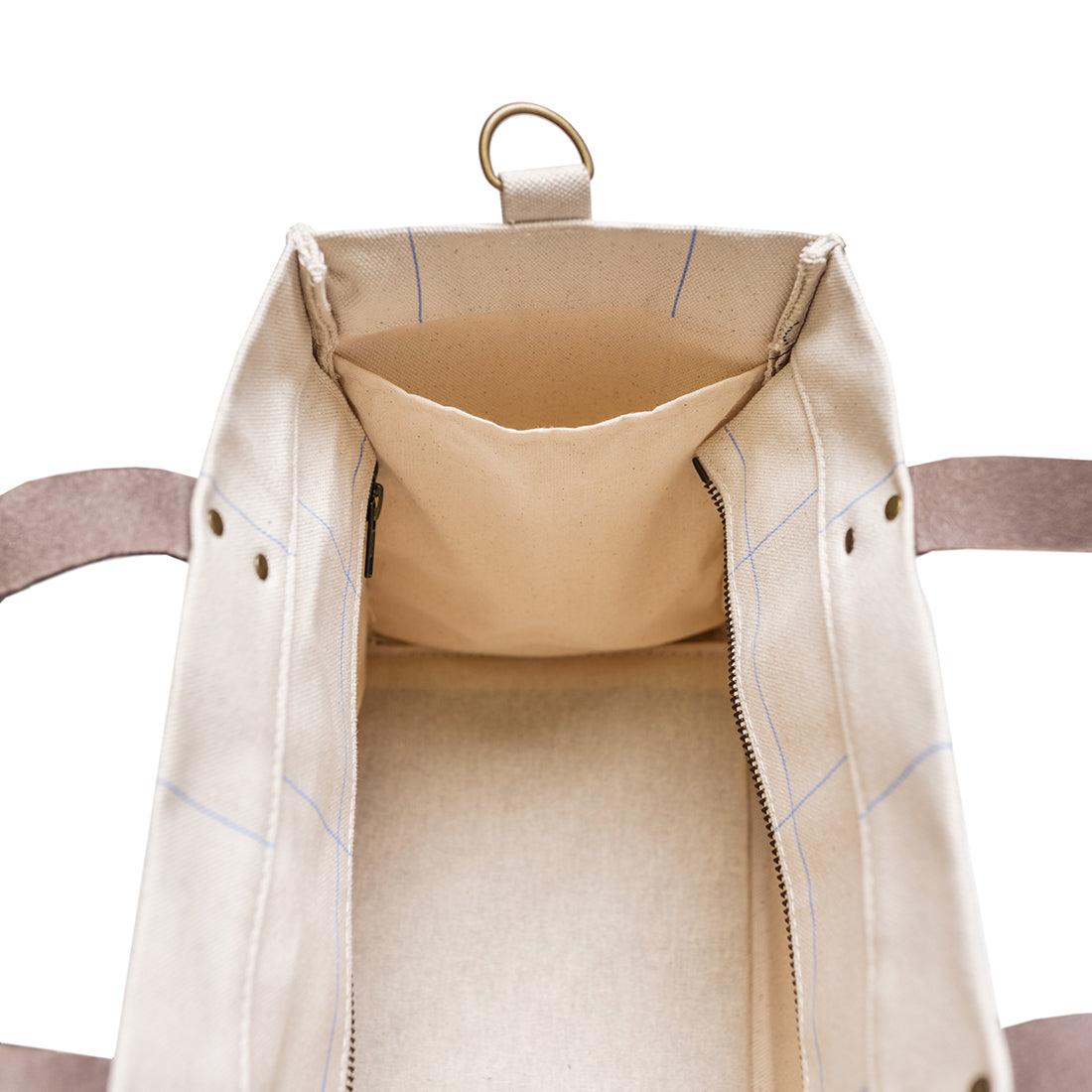 Brooklyn Tote Windowpane Plaid - Tag&Crew