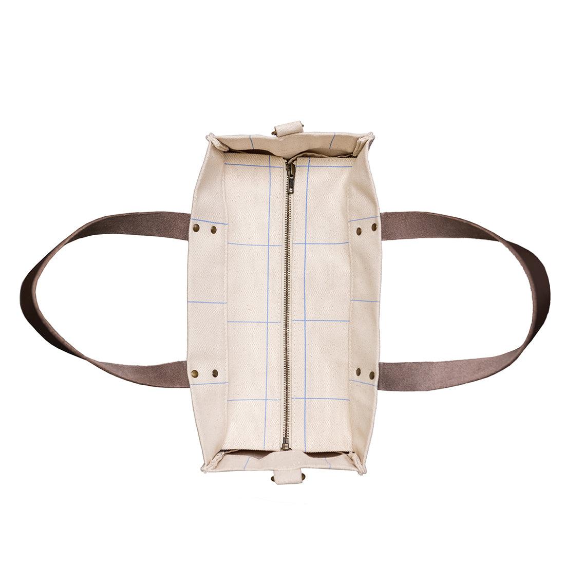 Brooklyn Tote Windowpane Plaid - Tag&Crew