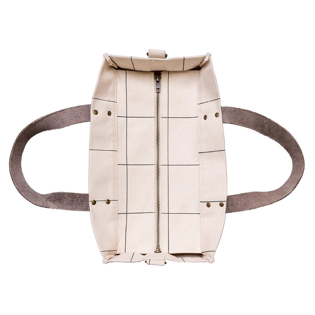 Brooklyn Tote Windowpane Plaid - Tag&Crew