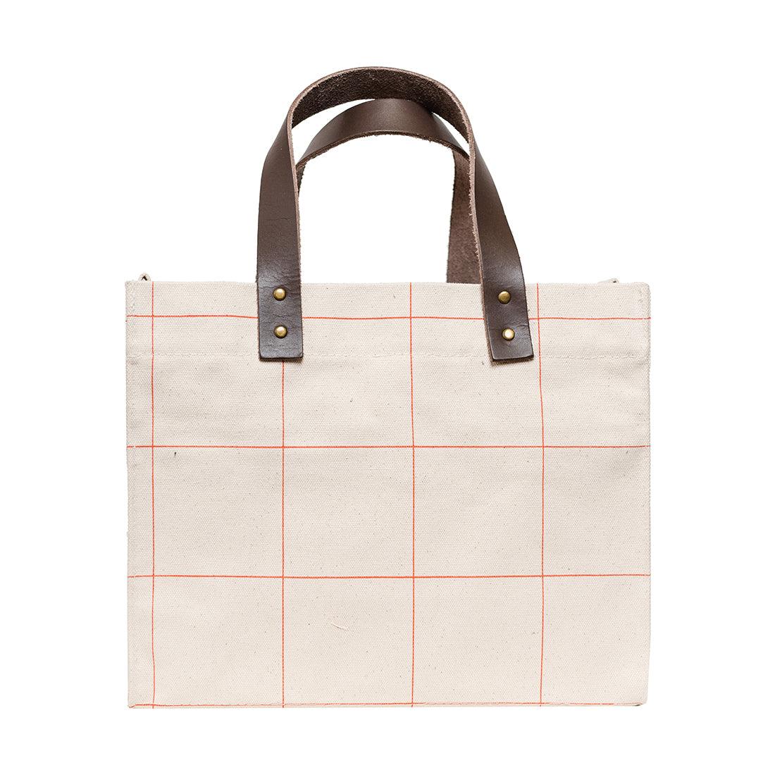 Brooklyn Tote Windowpane Plaid - Tag&Crew