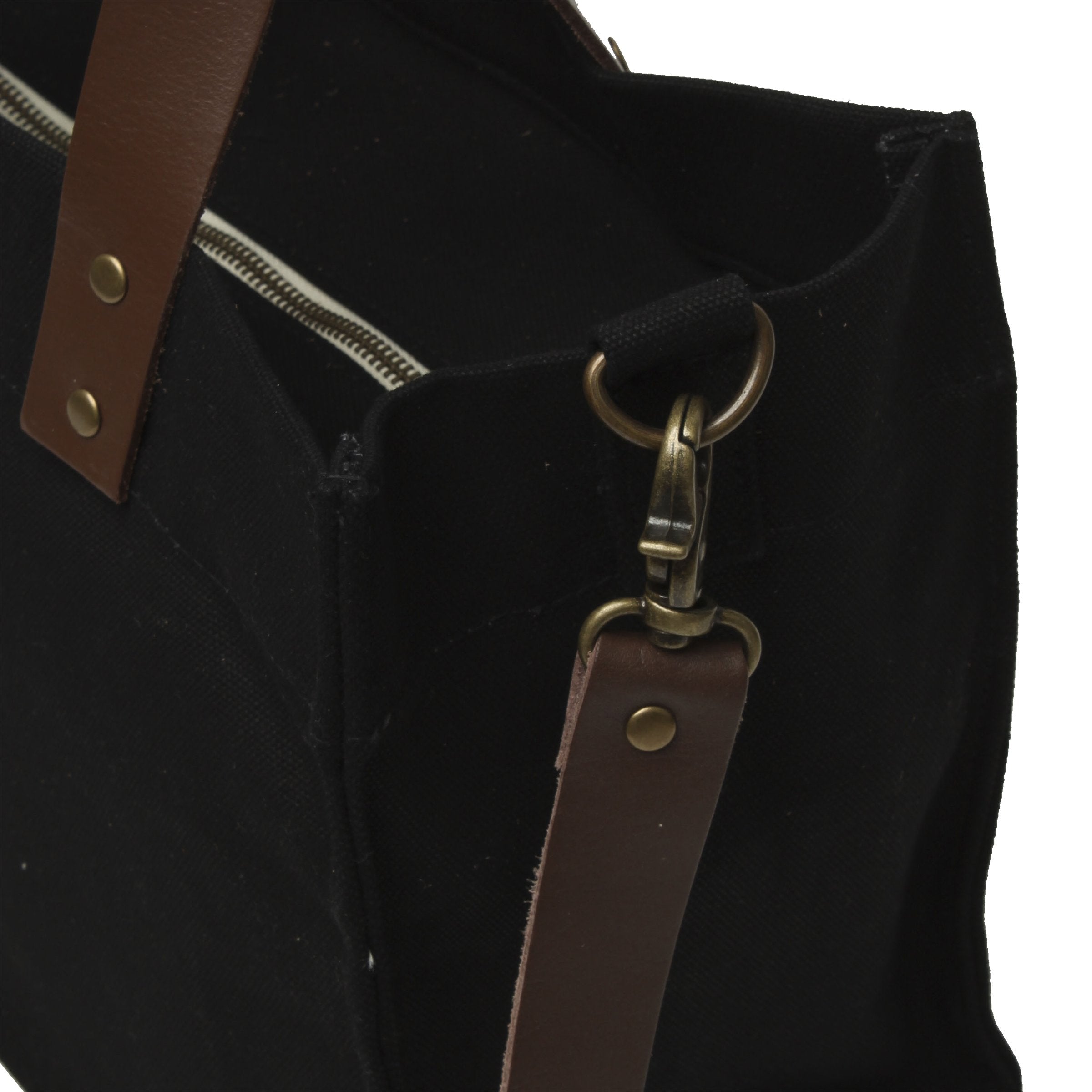 Brooklyn Tote with Leather Straps - Tag&Crew