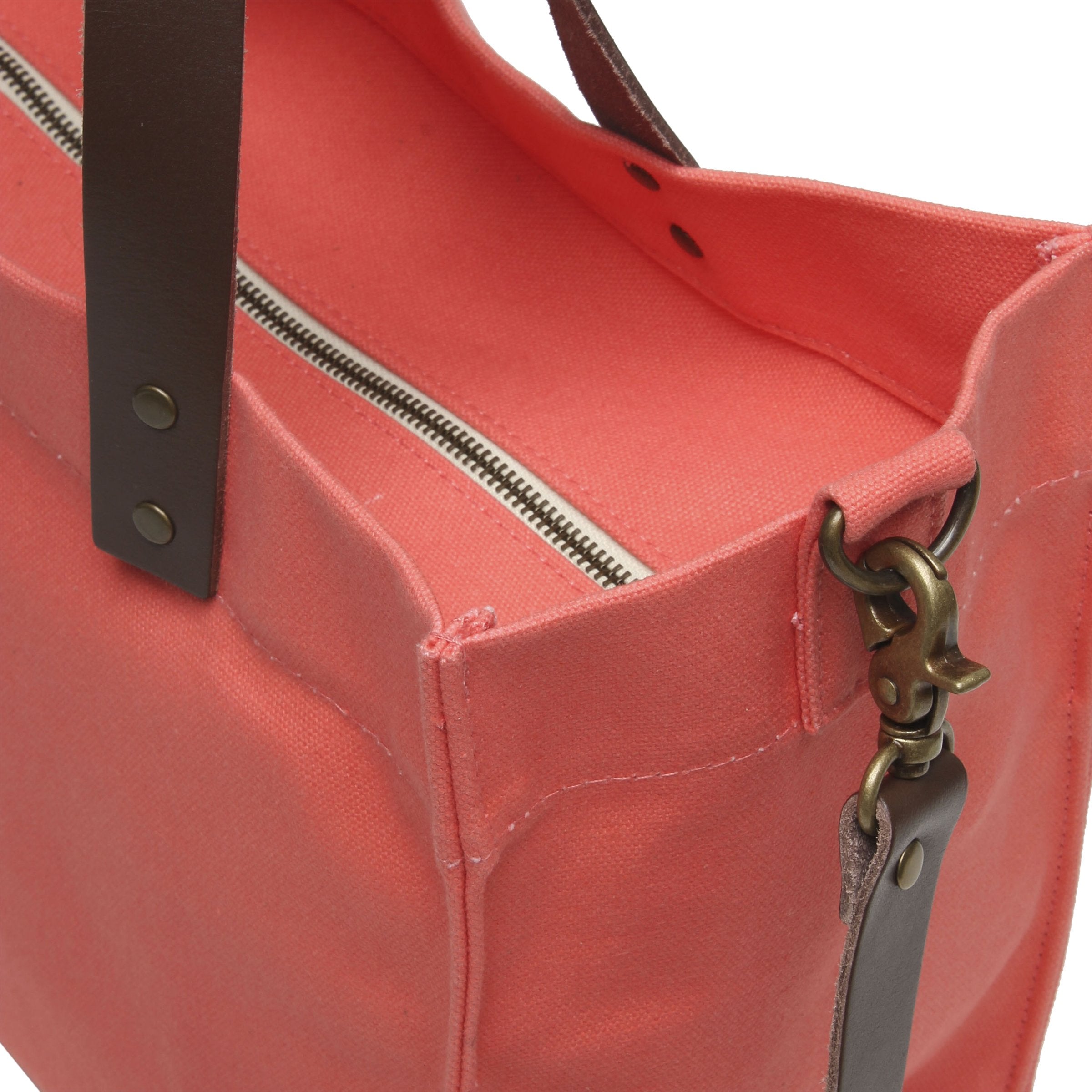 Brooklyn Tote with Leather Straps - Tag&Crew