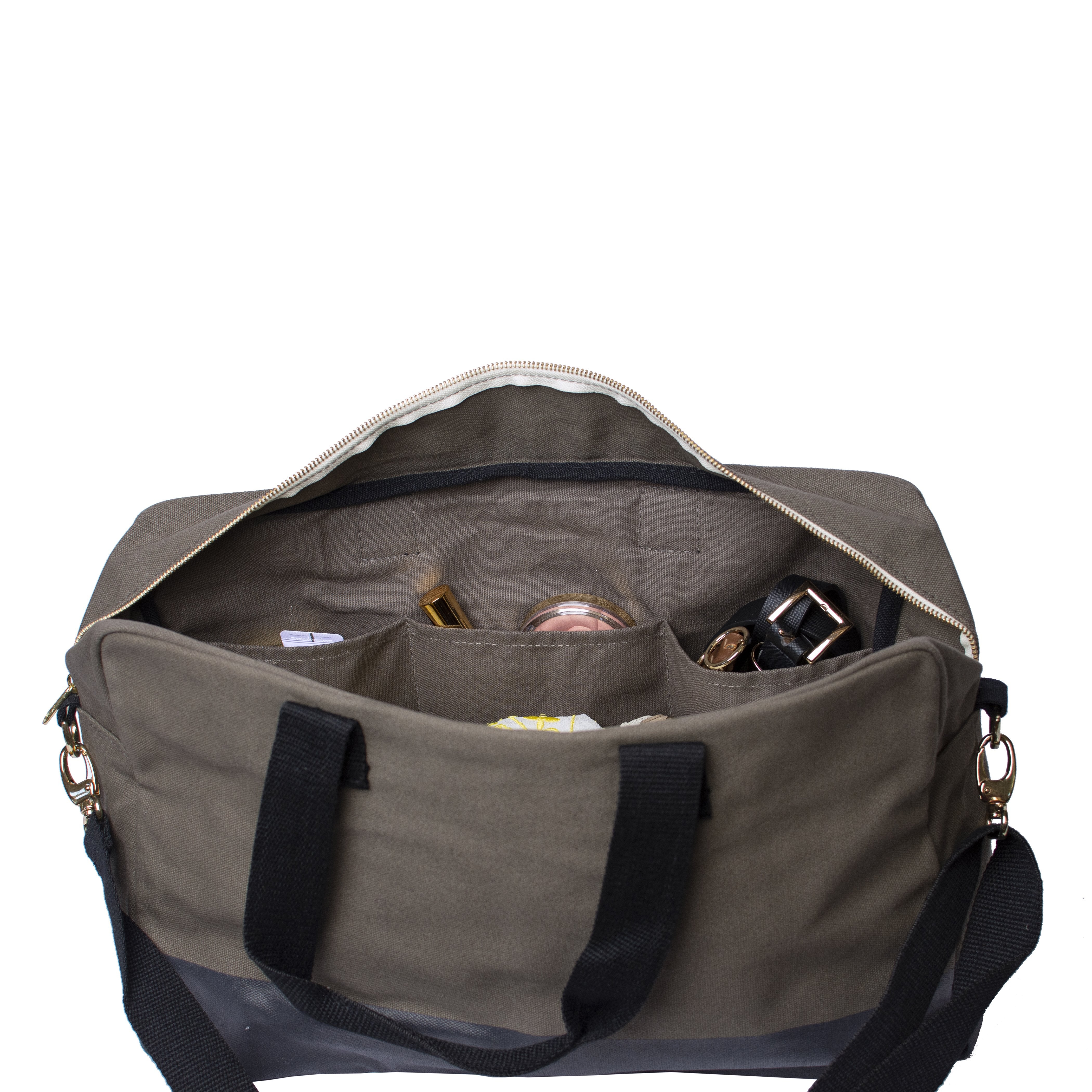 Color Block Duffle - Gray - Tag&Crew