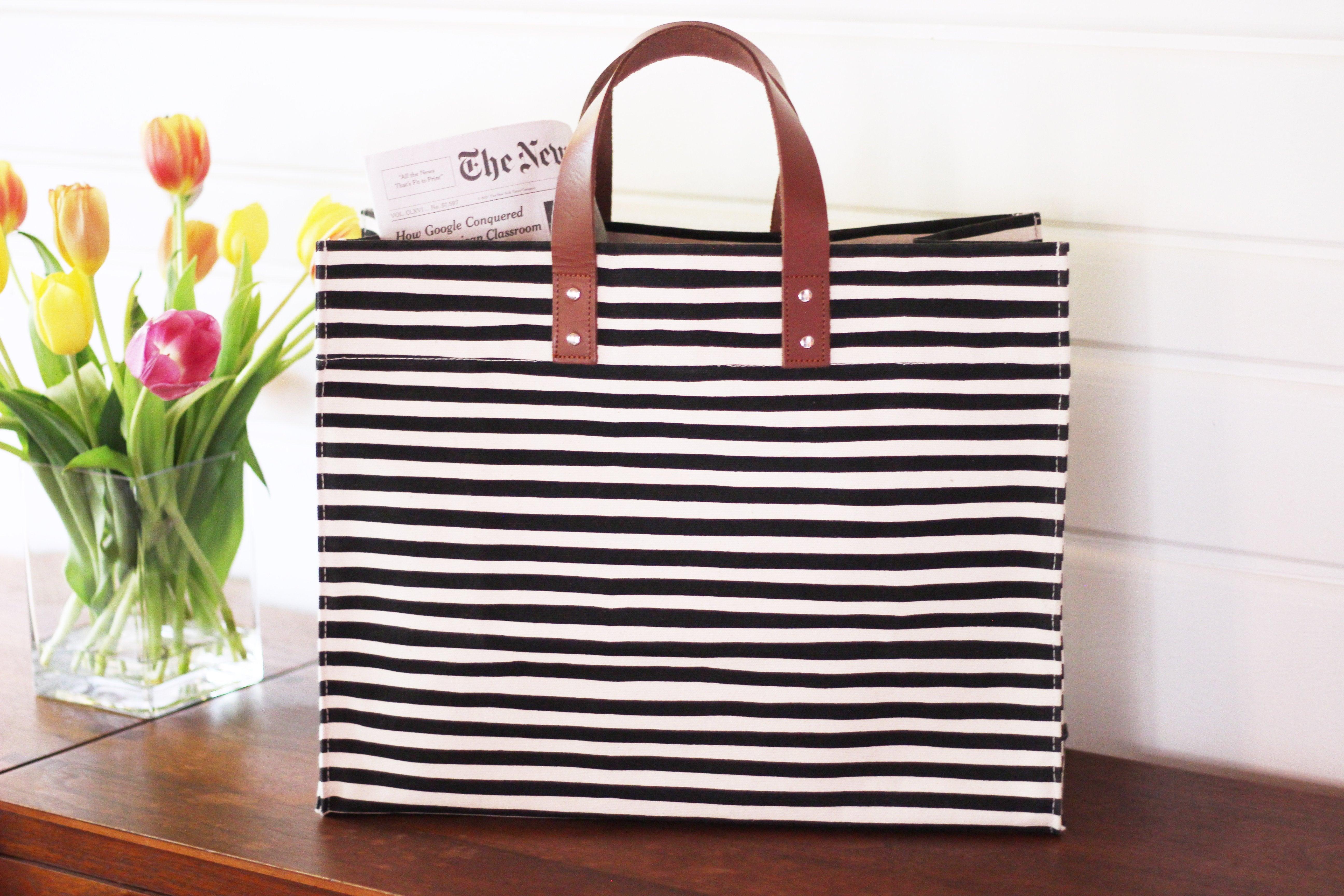 Manhattan Tote Stripe - Tag&Crew