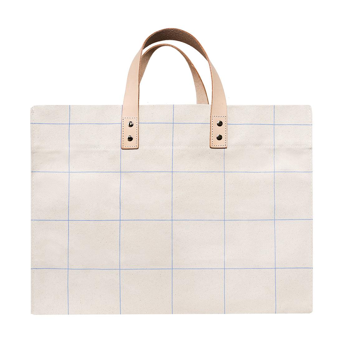 Manhattan Tote Windowpane Plaid - Tag&Crew