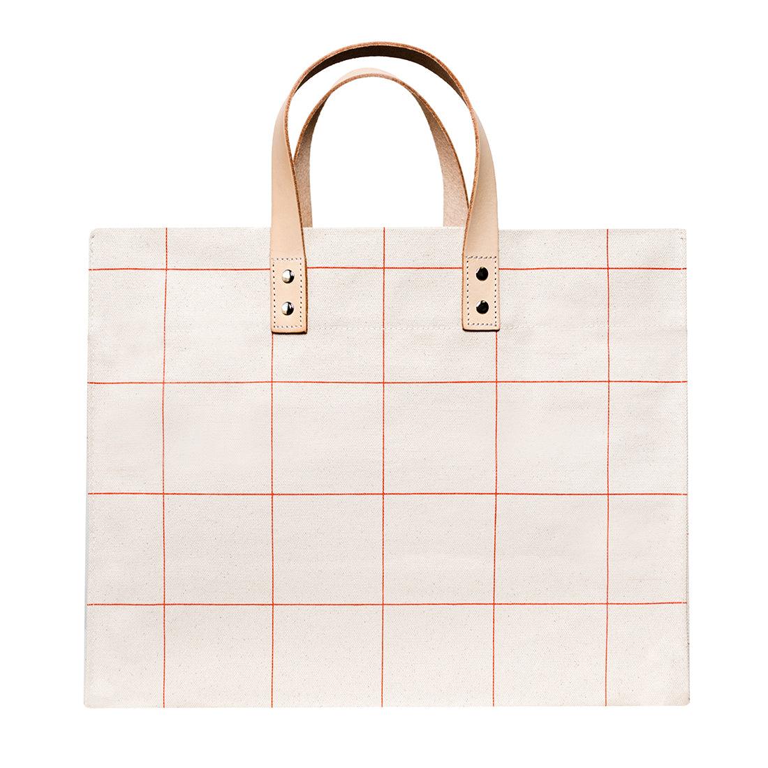 Manhattan Tote Windowpane Plaid - Tag&Crew