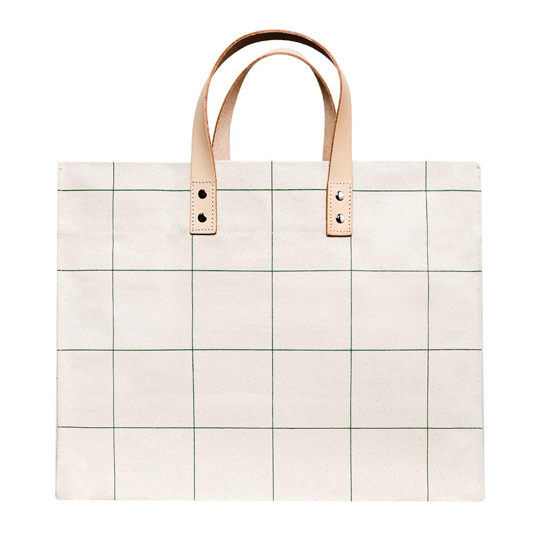 Manhattan Tote Windowpane Plaid - Tag&Crew