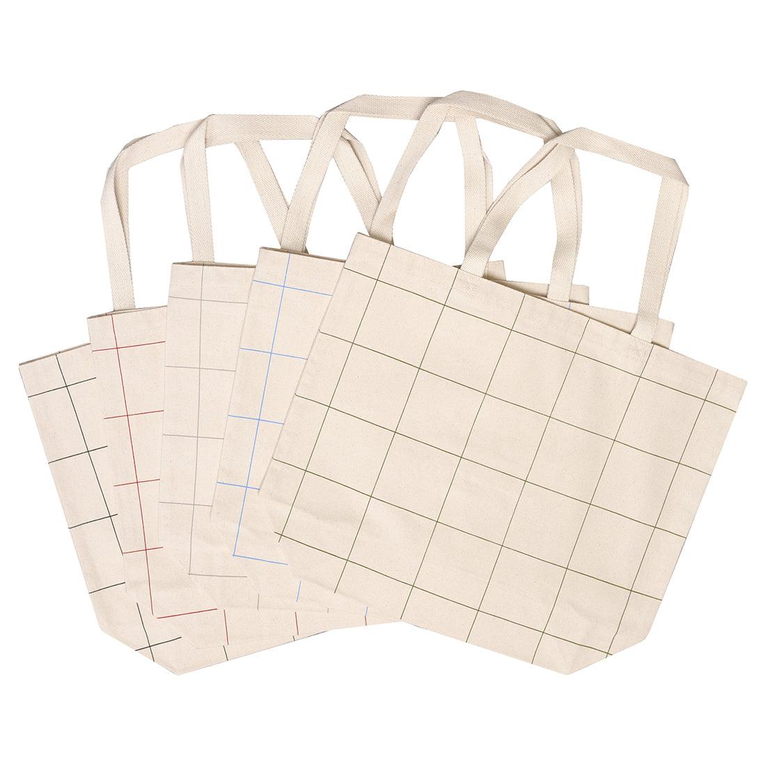 Market Tote Windowpane Plaid - Tag&Crew