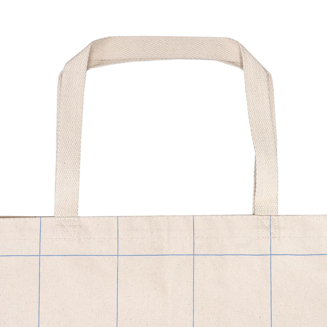 Market Tote Windowpane Plaid - Tag&Crew