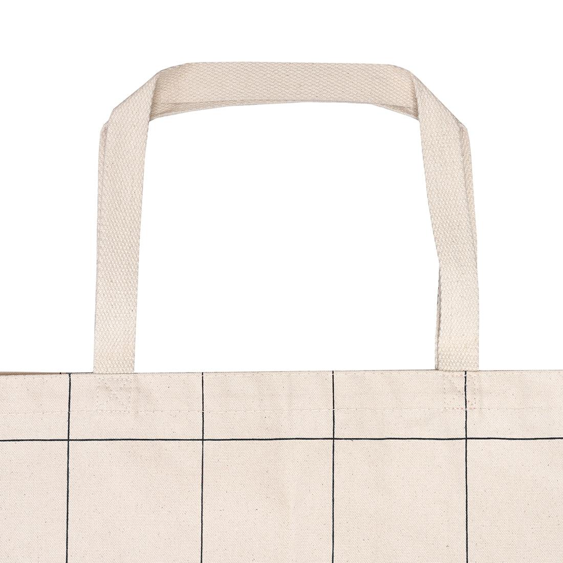 Market Tote Windowpane Plaid - Tag&Crew