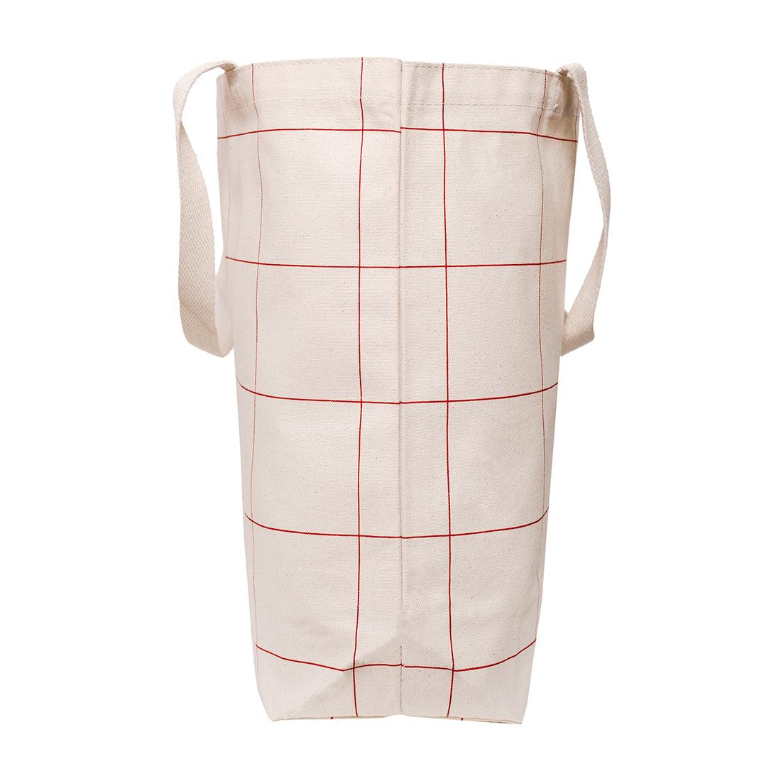 Market Tote Windowpane Plaid - Tag&Crew