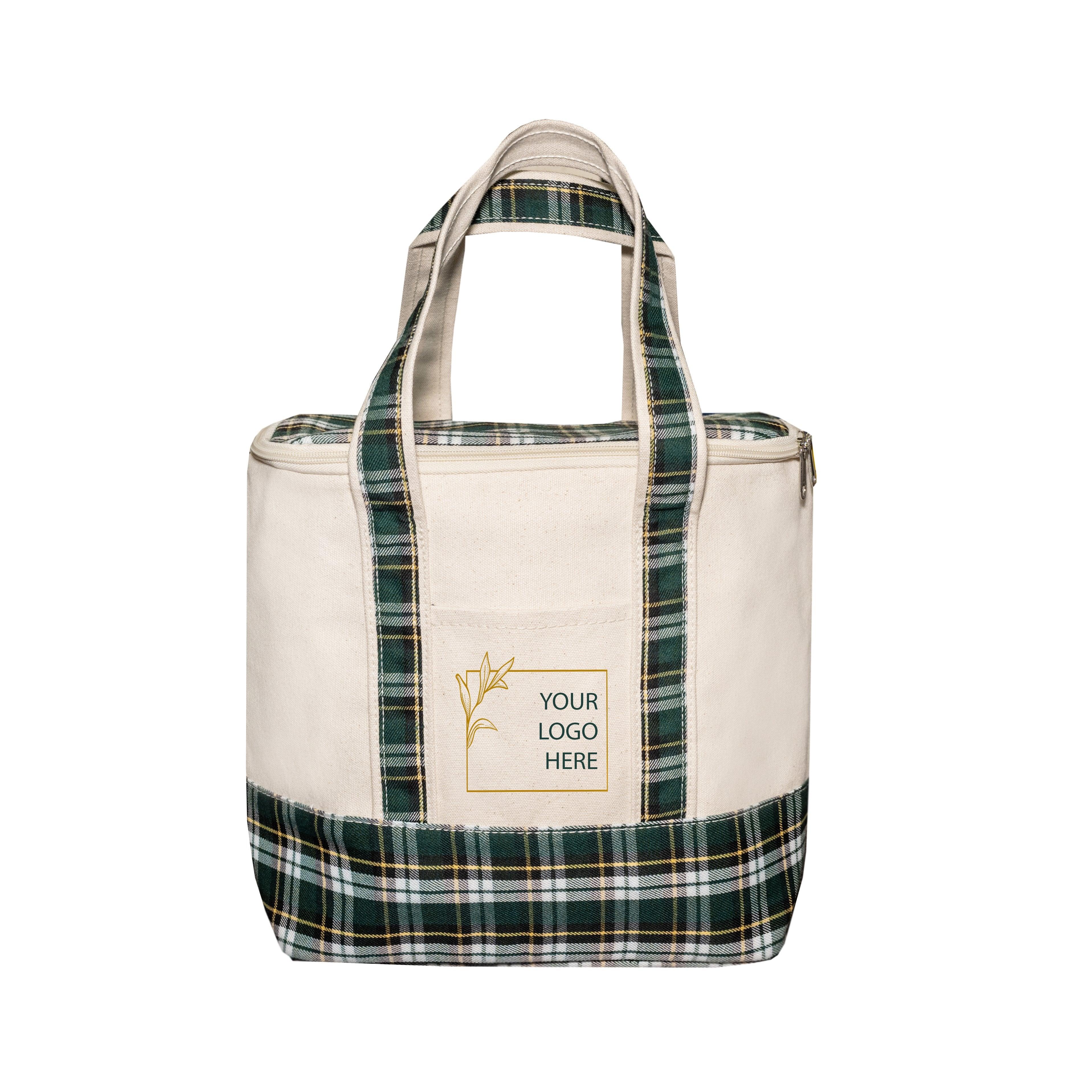 Plaid Cooler Tote - Tag&Crew