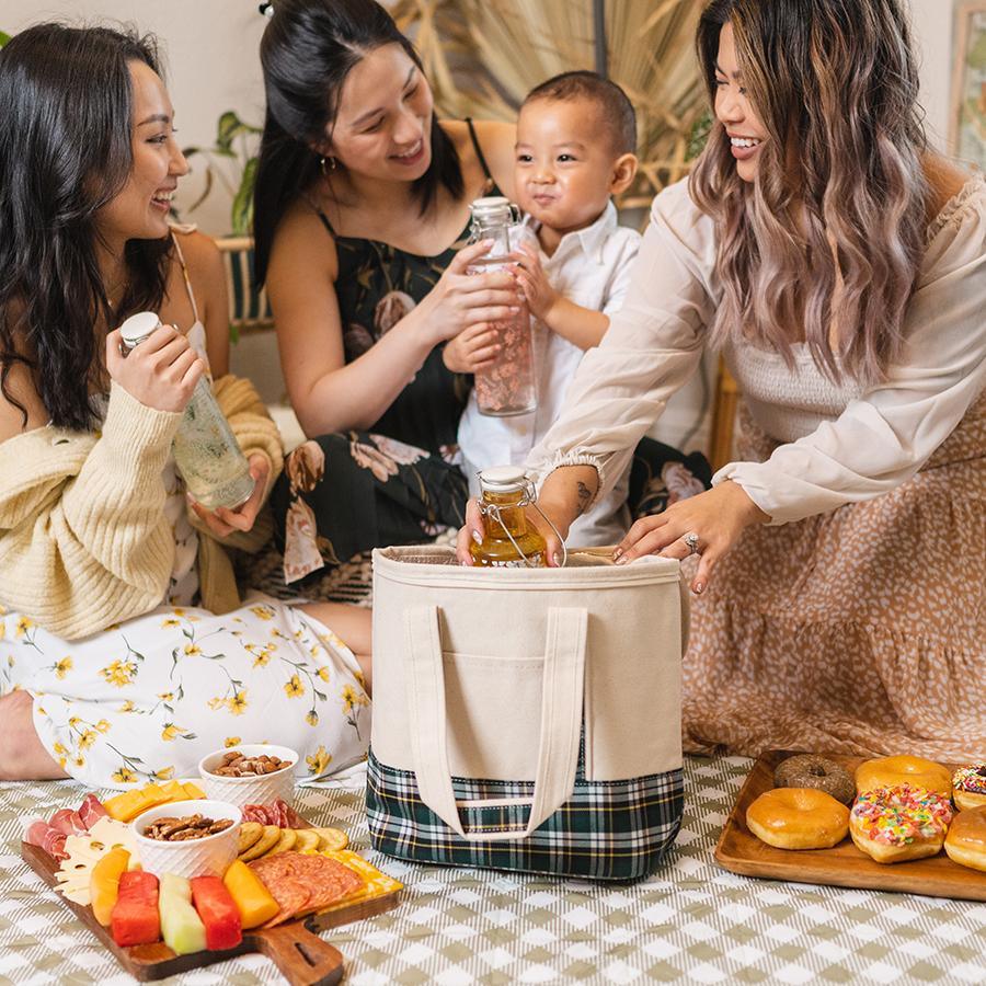 Plaid Cooler Tote - Tag&Crew